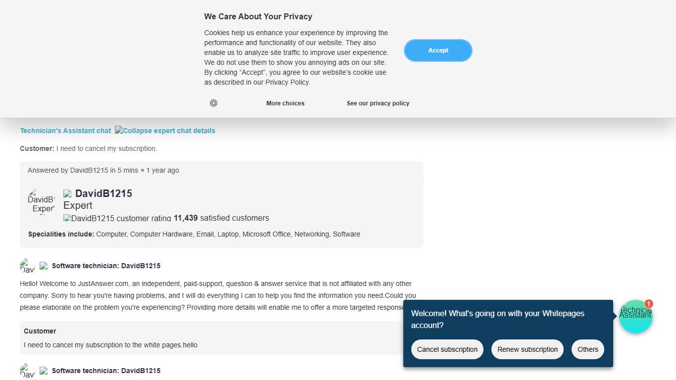 How to Cancel Your Whitepages Subscription Easily